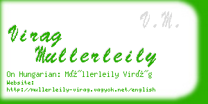 virag mullerleily business card